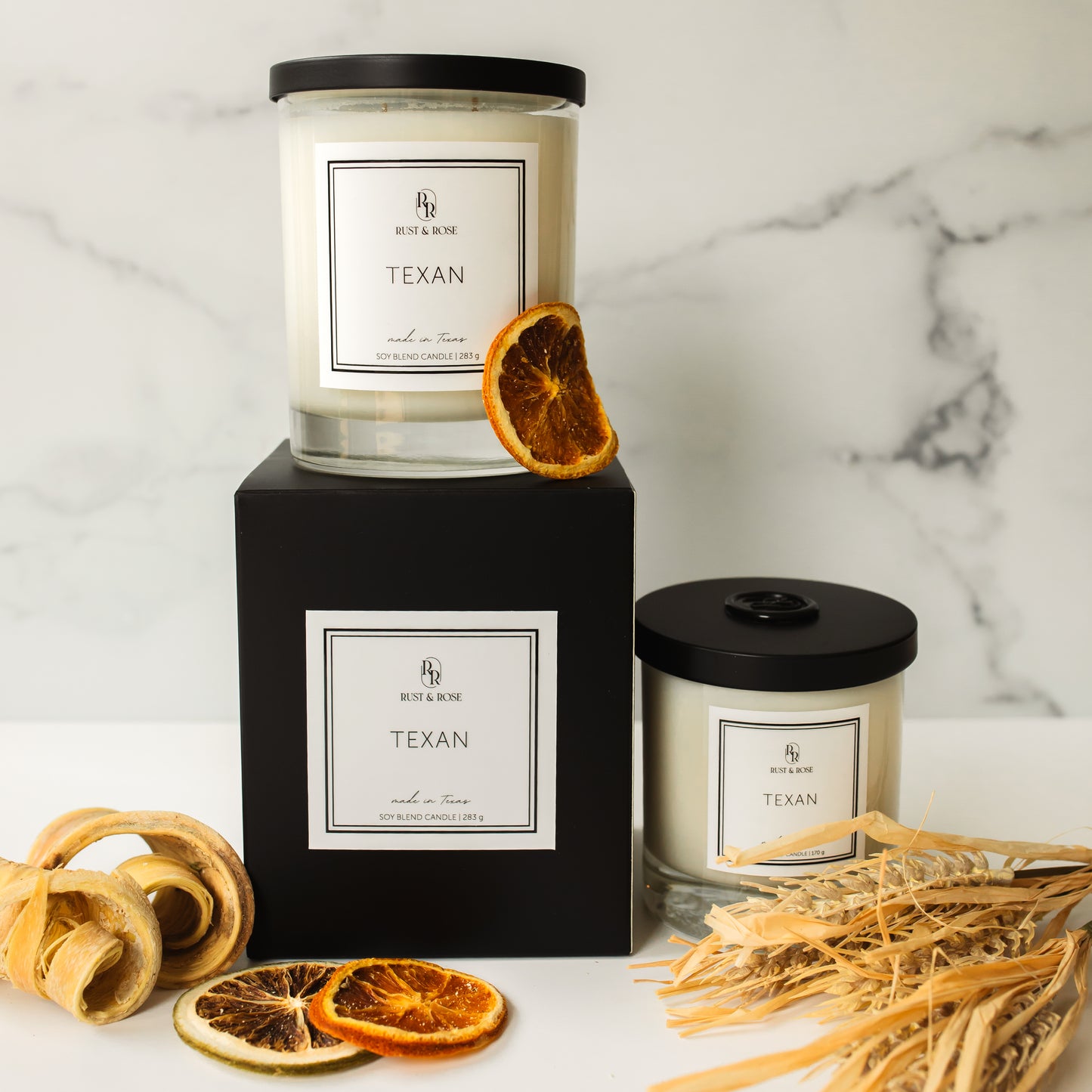 Texan Candle Trio