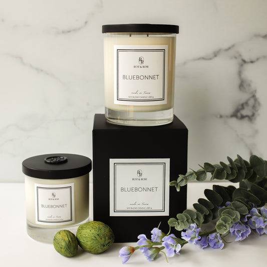 Bluebonnet Candle Trio