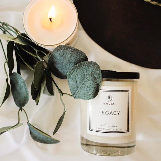 Legacy Candle Flat Lay
