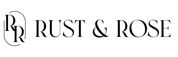 Rust and Rose Horizontal Logo