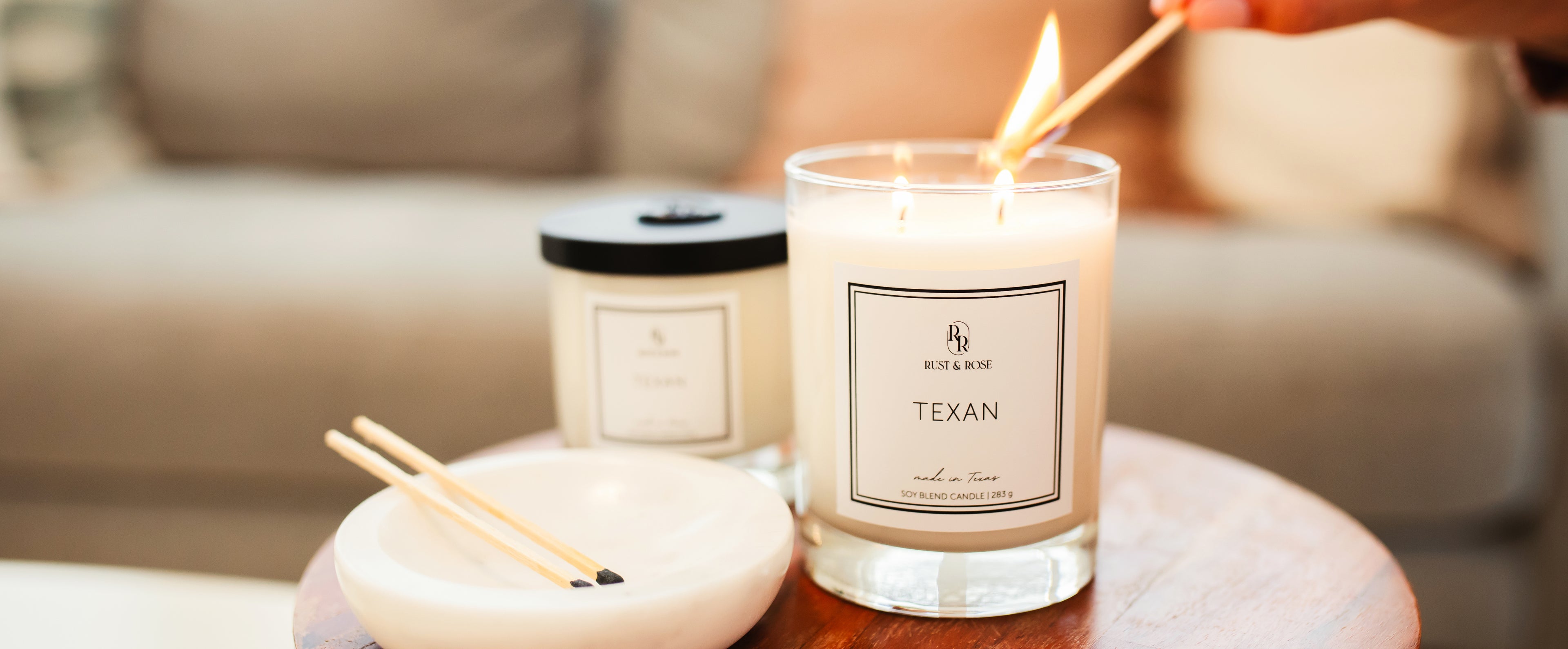 Texan Candle Lit Home Page